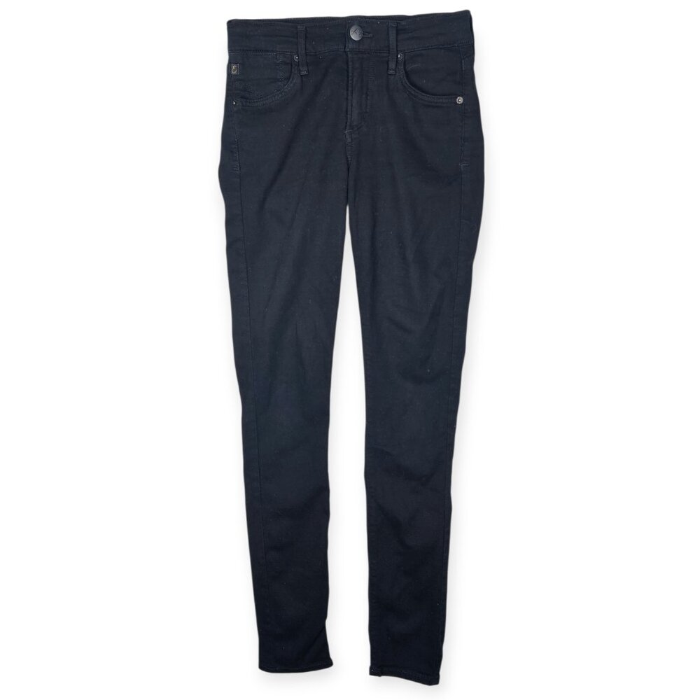 AGOLDE Colette High-Rise Skinny Denim Jeans Black Women's Size 24